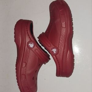 Kids Red Crocs